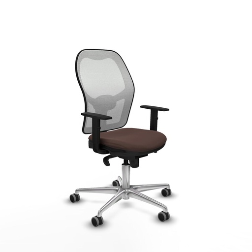 Office Chair Piqueras y Crespo 1D086G0 White Dark brown