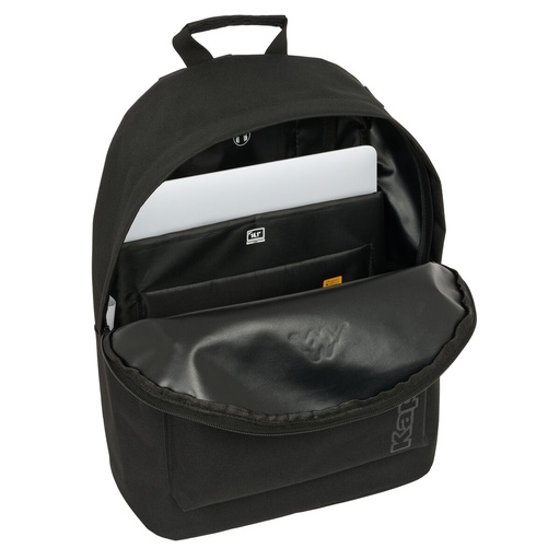 Mochila Escolar Kappa kappa basics Negro 31 x 41 x 16 cm