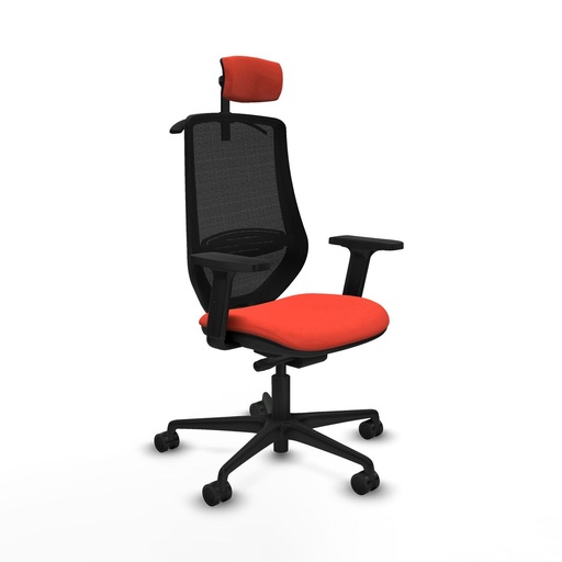 Office Chair with Headrest Mardos traslack bali Piqueras y Crespo D036N2H Dark Orange