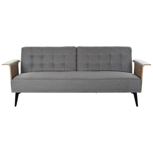 Sofá Cama DKD Home Decor Marrón Gris Metal Urbano 203 x 87 x 81 cm