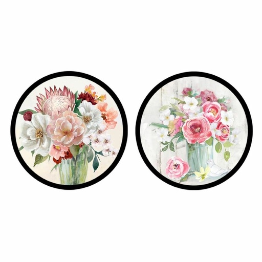 Lienzo DKD Home Decor Poliestireno Lienzo 80 x 3 x 80 cm