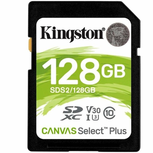 Tarjeta de Memoria SDXC Kingston CANVAS Select Plus 128 GB