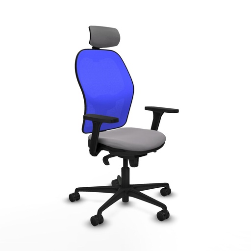 Office Chair with Headrest Jorquera Piqueras y Crespo 3D036N2 Grey