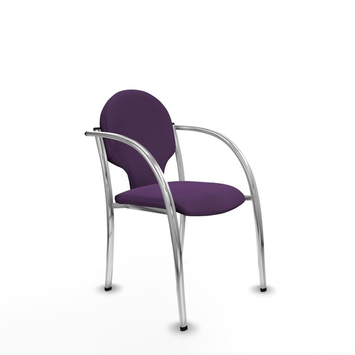 Reception Chair Hellín Piqueras y Crespo 220PTCRB760 Purple 2 Units