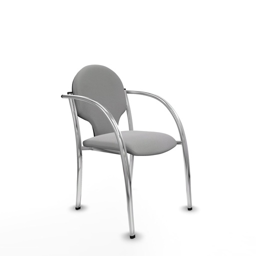 Silla de Recepción Hellín Piqueras y Crespo 220PTCRB40 Gris claro 2 Unidades