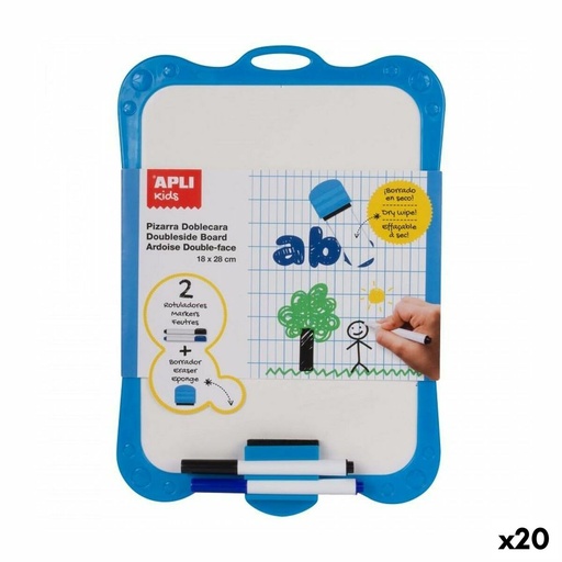 Whiteboard Apli 18 x 28 cm (20 Units)