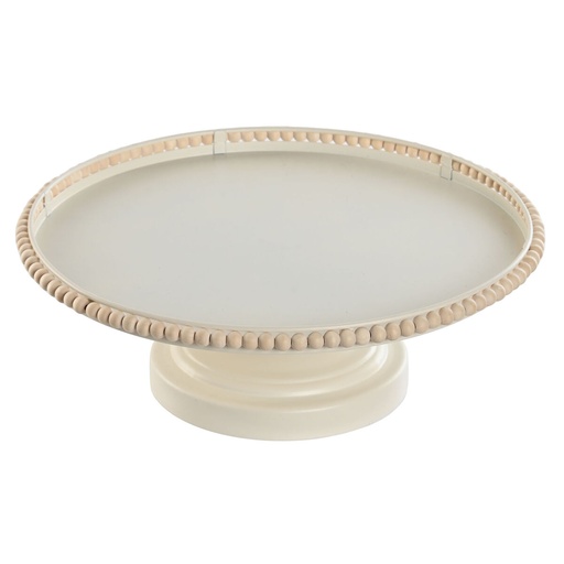 Centro de Mesa Home ESPRIT Marrón claro Madera Metal 32 x 32 x 11 cm