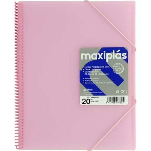 Carpeta Clasificadora Grafoplas Rosa claro A4