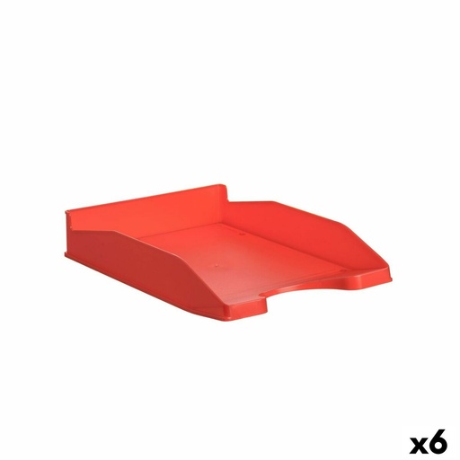 Filing Tray Archivo 2000 Red A4 Plastic (6 Units)