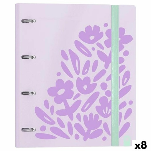 Ring binder Carchivo CARPEBLOCK Light mauve A4 (8 Units)