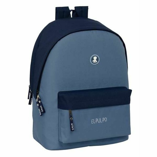 School Bag El Pulpo   Blue Navy Blue 31 x 44 x 18 cm