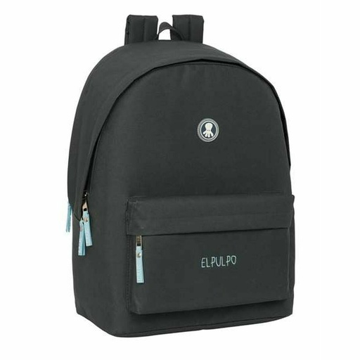 School Bag El Pulpo   Grey 31 x 44 x 18 cm