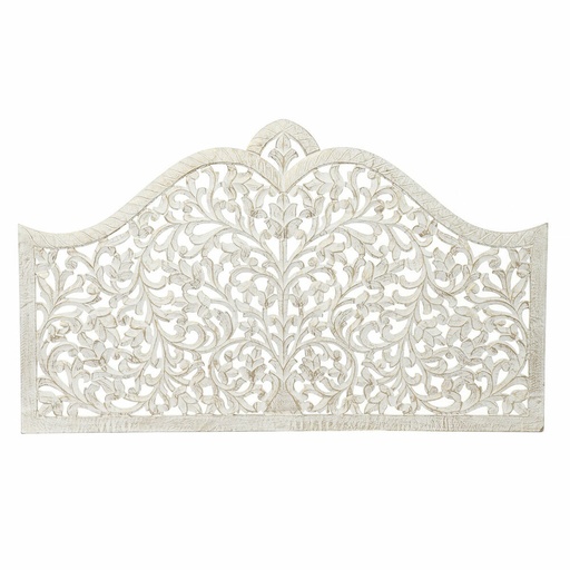 Headboard DKD Home Decor White Golden MDF Wood 152 x 3 x 91 cm