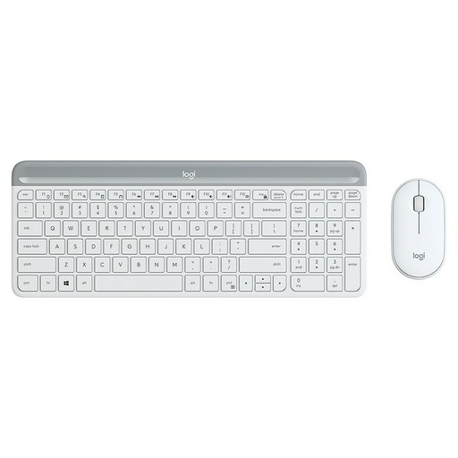 Teclado y Ratón Logitech  MK470 Blanco Francés AZERTY