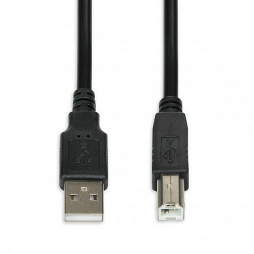 Cable USB A a USB B Ibox IKU2D Negro 1,8 m