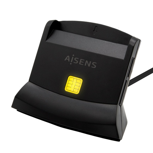 Lector de Tarjetas DNI/SIP Aisens ASCR-SN04CSD-BK Negro