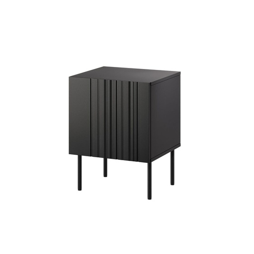 Mesita de Noche Cama Meble ISLA 400068 Negro