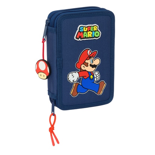 Holdall Super Mario Trick Red Dark blue 12.5 x 19.5 x 4 cm 29 Pieces