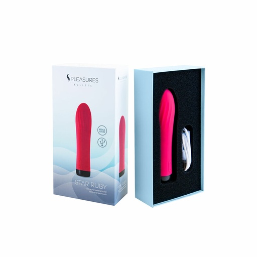 Bullet Vibrator S Pleasures Pink Cherry