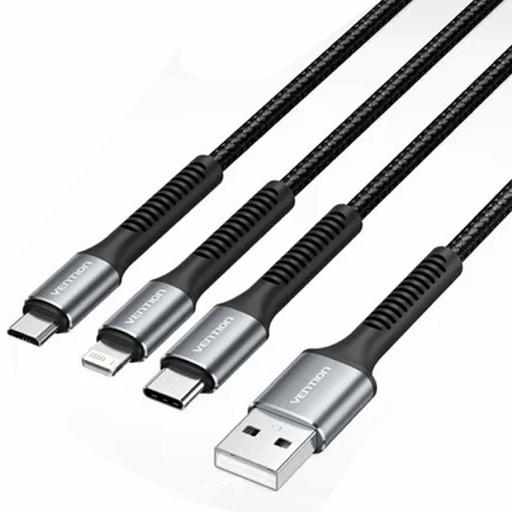 Cable USB a Lightning Vention H18BAV