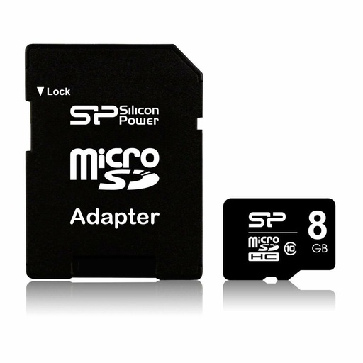 Tarjeta de Memoria Micro SD con Adaptador Silicon Power Elite 8GB microSDHC UHS-I 8 GB