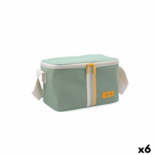 Cool Bag Quid Sugar Green 23 x 15 x 15 cm (6 Units)