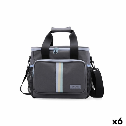 Cool Bag Quid Sugar Grey 33 x 24 x 28 cm (6 Units)