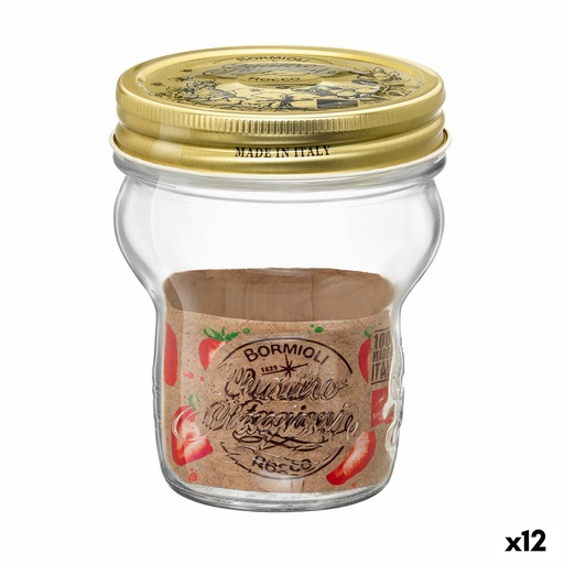 Food Preservation Container Bormioli Rocco Quattro Stagioni Transparent 270 ml (12 Units)