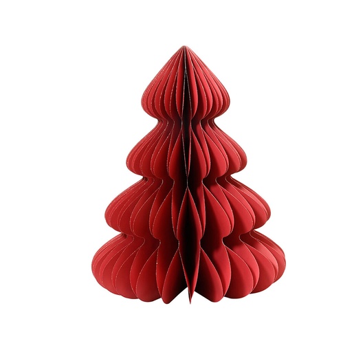 Árbol de Navidad Decoris Rojo Papel Ø 72 x 90 cm