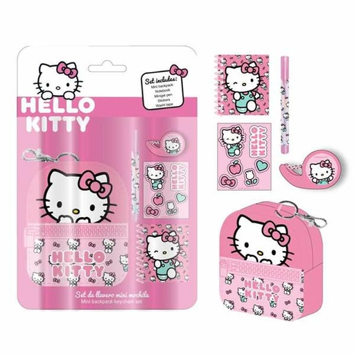 Set de Papelería Hello Kitty 5 Piezas