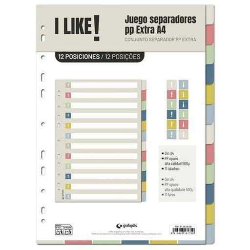 Seperators Grafoplas I Like polypropylene