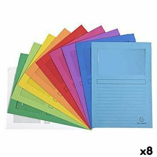 Set de Subcarpetas Exacompta FOREVER A4 50 Piezas (8 Unidades)
