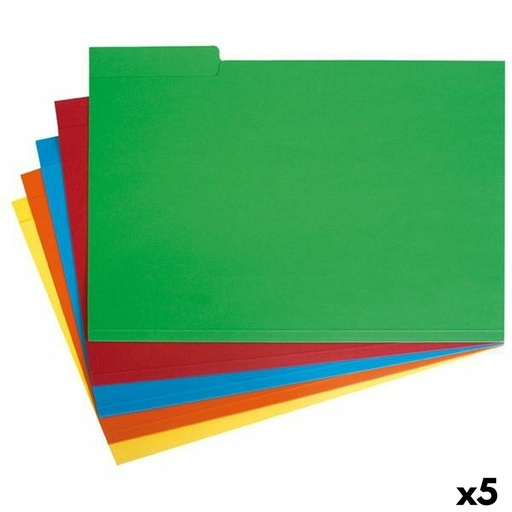 Set de Subcarpetas Grafoplas Amarillo A4 50 Piezas (5 Unidades)