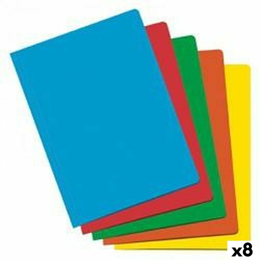 Set de Subcarpetas DOHE Multicolor A4 50 Piezas (8 Unidades)