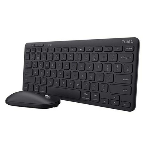 Teclado y Ratón Trust Lyra Negro Qwerty Español