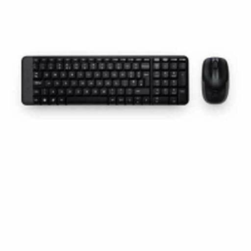 Teclado y Ratón Inalámbrico Logitech 920-003159 Negro Qwerty Español