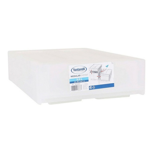 Caja de Almacenaje Tontarelli Modular Blanco 29 x 38 x 10,7 cm